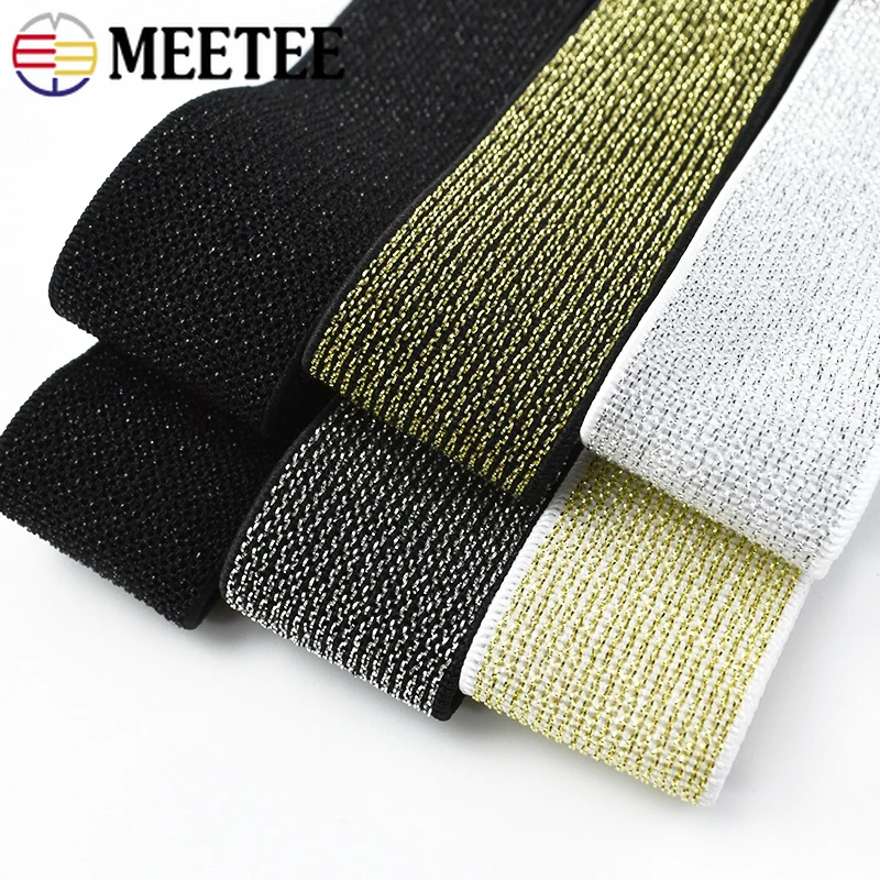 5/10/20M Glitter Rubber Bands 10-50mm Elastic Band Nylon WaistBand Soft Stretch Tape Garment Bag Belt Sling Sewing Accessories
5/10/20M Glitter Rubber Bands 10-50mm Elastic Band Nylon WaistBand Soft Stretch Tape Garment Bag Belt Sling Sewing Accessories