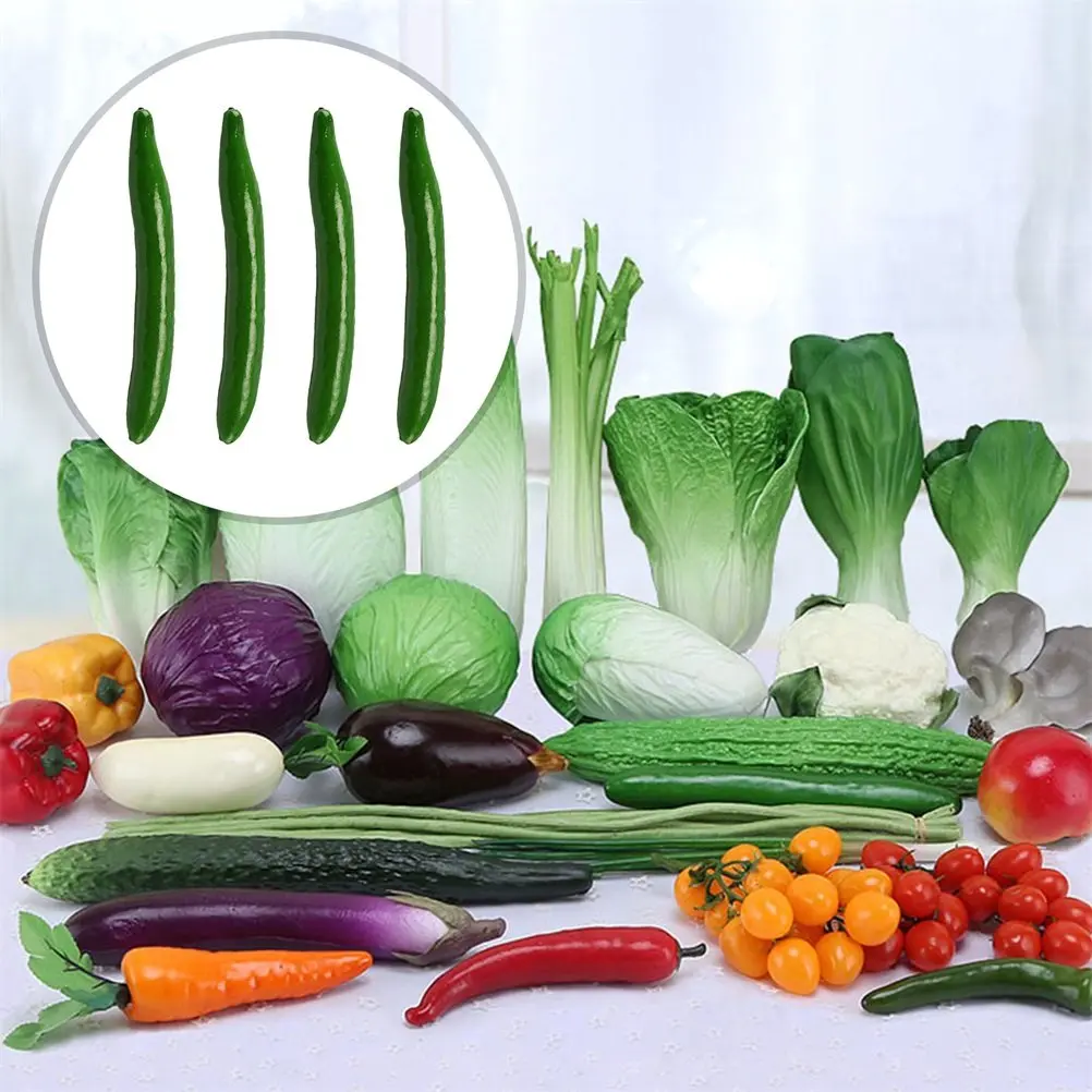 4Pcs Premium Foam Cucumber Ornament Natural Looking Artificial Vegetable Decor for Party Wedding Christmas Photography Props
4Pcs Premium Foam Cucumber Ornament Natural Looking Artificial Vegetable Decor for Party Wedding Christmas Photography Props
