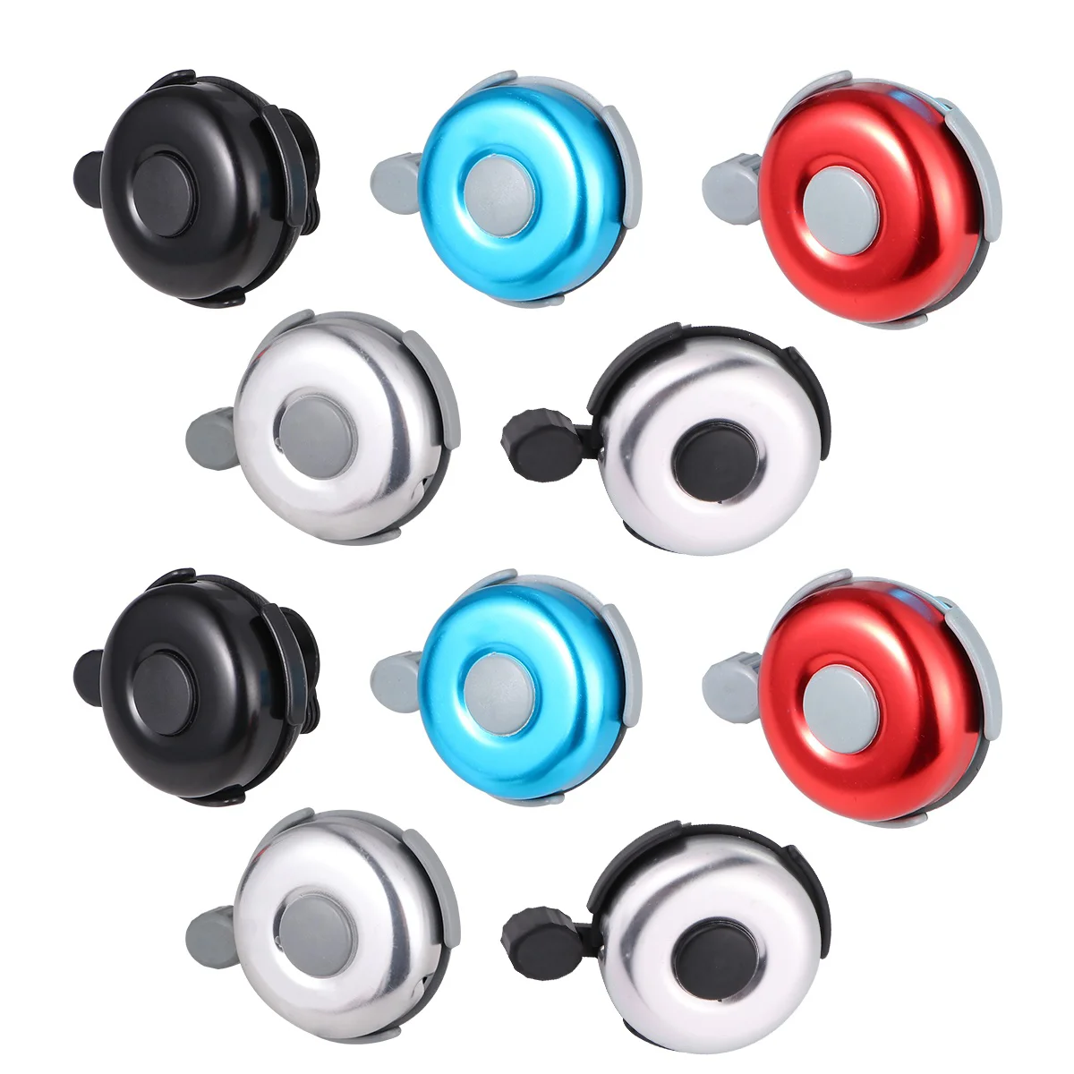 10PCS Compact Bike Bell Special Bell Thickened Bike Aluminum Bell Fashion Right Hand Bell Bike Accessory for Outdoor Bike Use (R
10PCS Compact Bike Bell Special Bell Thickened Bike Aluminum Bell Fashion Right Hand Bell Bike Accessory for Outdoor Bike Use (R