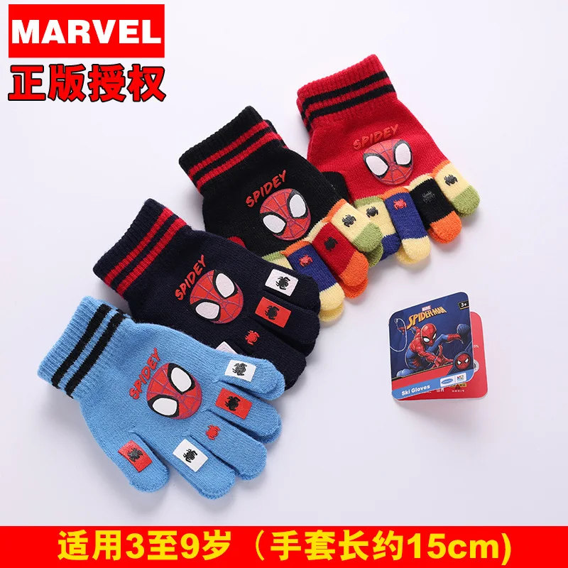 Disney Marvel Spider-Man Kids Gloves Winter Warm Knitted Half Finger Gloves Boys Cartoon Hero Mitten for 6-12 Years Old School C
Disney Marvel Spider-Man Kids Gloves Winter Warm Knitted Half Finger Gloves Boys Cartoon Hero Mitten for 6-12 Years Old School C