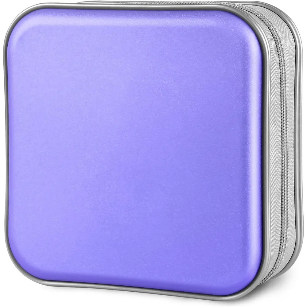 CD Case, 40 Capacity CD/DVD Case Holders Wallet Hard Plastic DVD Disc Cases Storage Binder for Car Home Office Travel (Lavender)
CD Case, 40 Capacity CD/DVD Case Holders Wallet Hard Plastic DVD Disc Cases Storage Binder for Car Home Office Travel (Lavender)