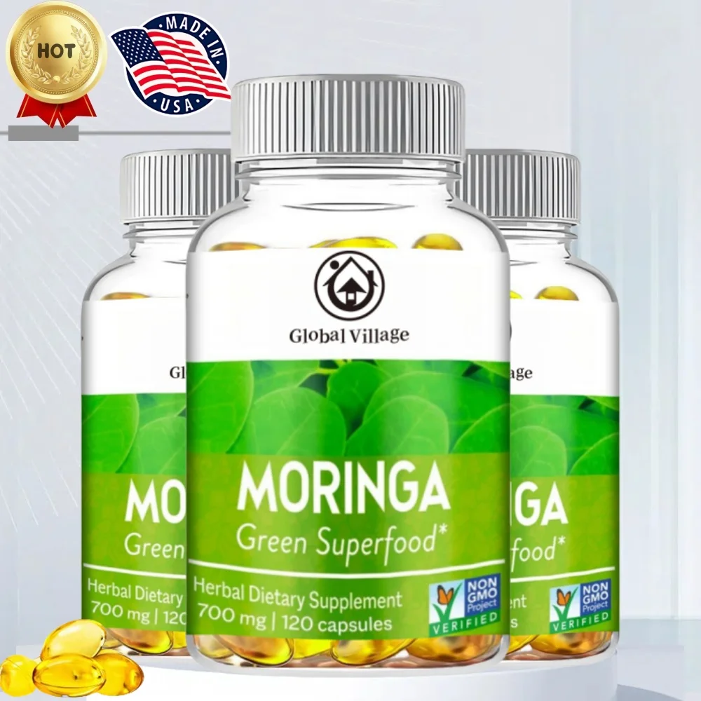 Organic Moringa Supplement Capsules | Support Immune System, Energy, Metabolism
Organic Moringa Supplement Capsules | Support Immune System, Energy, Metabolism