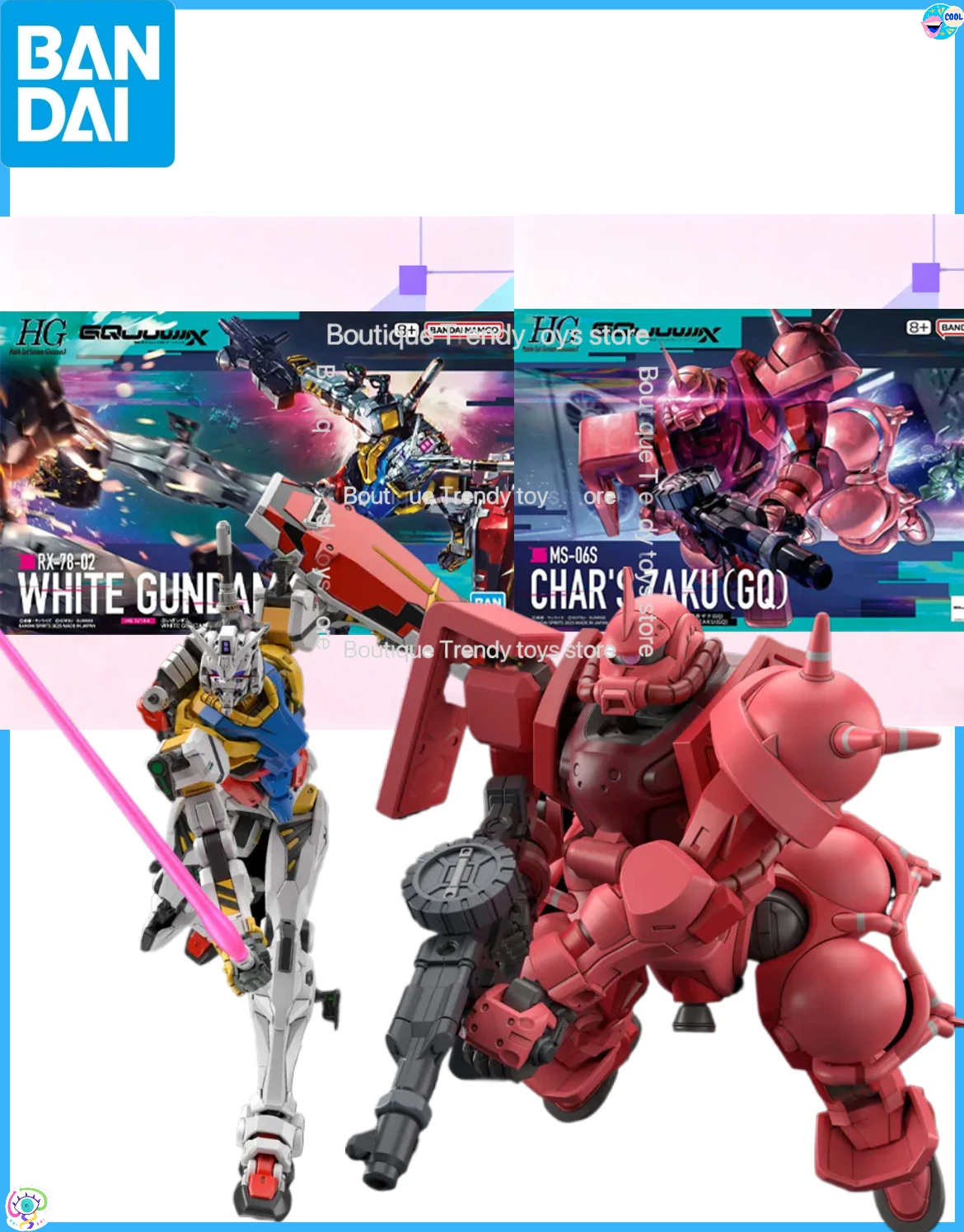 In Stock BANDAI Original Box HG GQUUUUUUX WHITE GUNDAM CHAR S ZAKU GQ Action Figure Model Toy Gift for Kids Foam Box Packaging
In Stock BANDAI Original Box HG GQUUUUUUX WHITE GUNDAM CHAR S ZAKU GQ Action Figure Model Toy Gift for Kids Foam Box Packaging