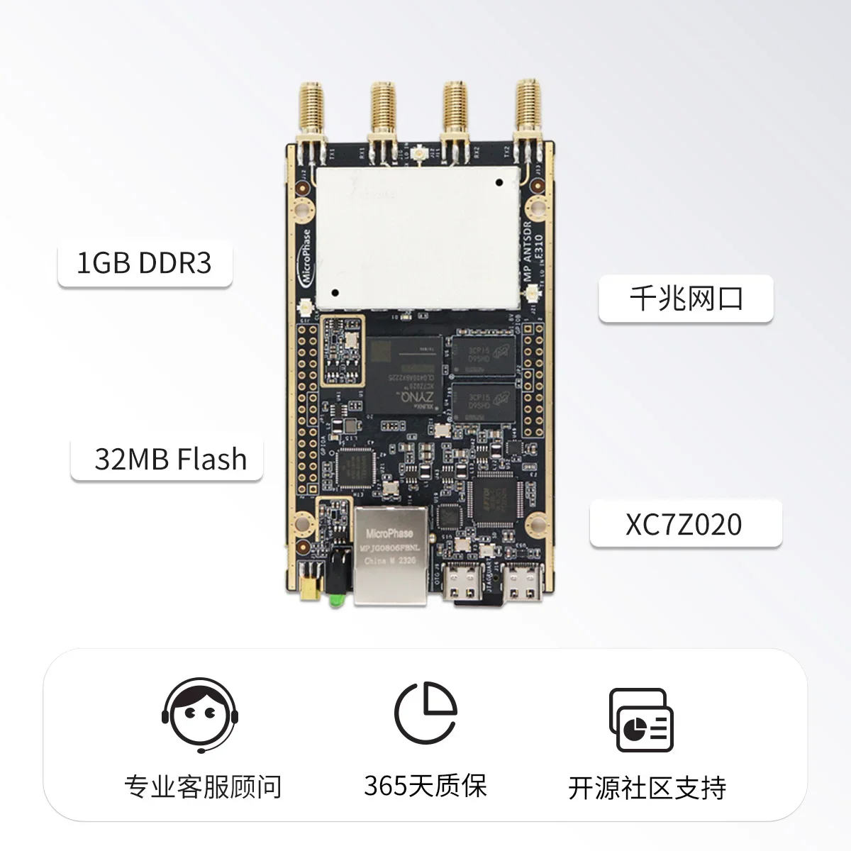 Microphase ANTSDR Software defined Radio AD9361 ZYNQ7020 ADI Pluto Openwifi E310
Microphase ANTSDR Software defined Radio AD9361 ZYNQ7020 ADI Pluto Openwifi E310