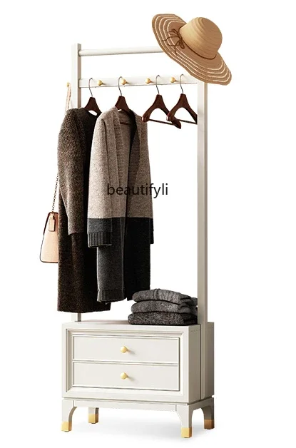 Solid wood coat rack floor-to-ceiling bedroom, household, bedside table, hanger integrated living room
Solid wood coat rack floor-to-ceiling bedroom, household, bedside table, hanger integrated living room