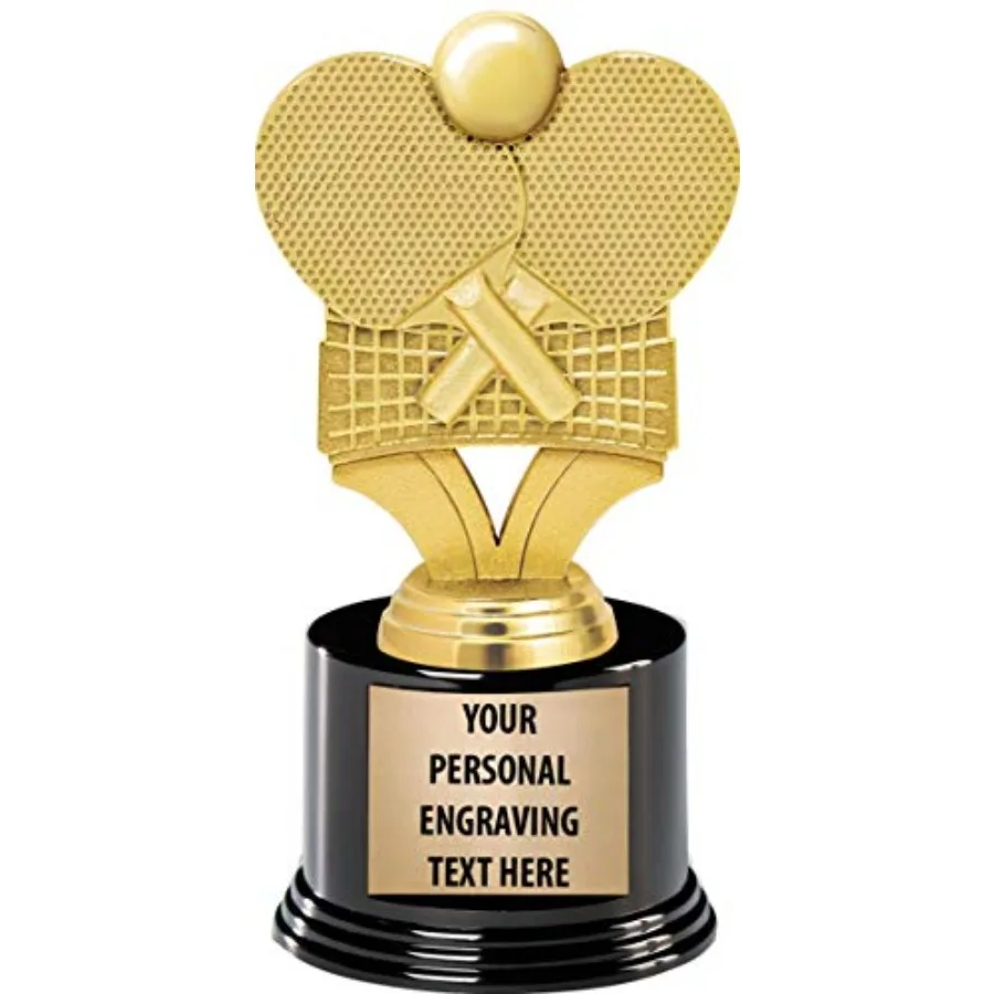 Трофеи для настольного тенниса с индивидуальной гравировкой, персонализированные ракетки для пинг-понга 7,25 дюйма с сеткой, награда на роскошной круглой подставке.
Трофеи для настольного тенниса с индивидуальной гравировкой, персонализированные ракетки для пинг-понга 7,25 дюйма с сеткой, награда на роскошной круглой подставке.