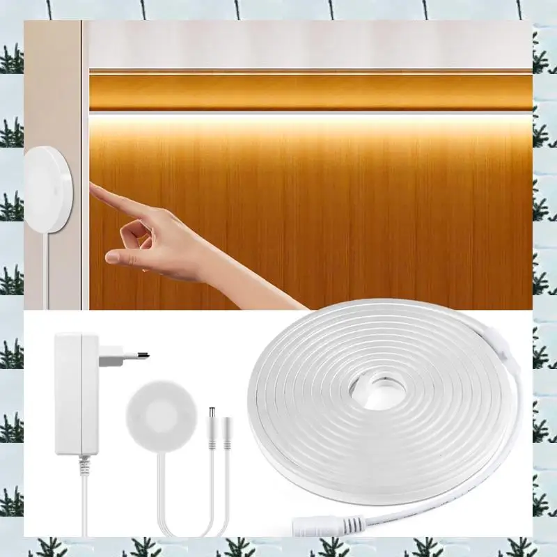 Sensor LED Cabinet Kitchen Light Automatic Switch Waterproof Closet Cabinet DIY Light Strip 5M -EU Plug Durable Easy Install
Sensor LED Cabinet Kitchen Light Automatic Switch Waterproof Closet Cabinet DIY Light Strip 5M -EU Plug Durable Easy Install
