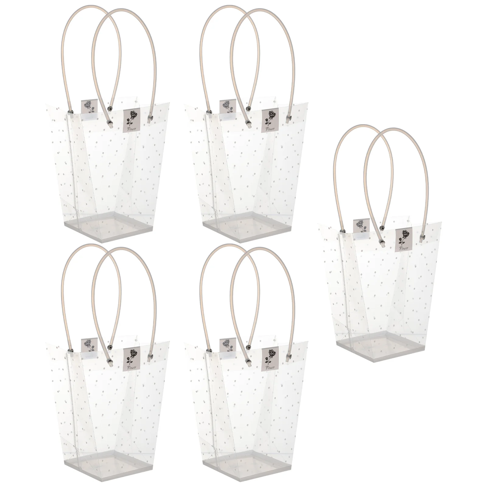 5 Pcs Flower Tote Bag Package Bags Clear Present Gift Handbag Bouquet for Pvc Pouch Handy
5 Pcs Flower Tote Bag Package Bags Clear Present Gift Handbag Bouquet for Pvc Pouch Handy