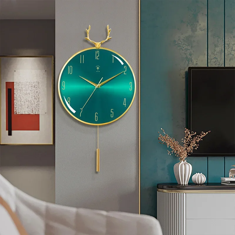 Home Decor Nordic Gold Deer Head Mute Quartz Clock Modern Personality 3D Metal Art Clock Wall Decoration
Home Decor Nordic Gold Deer Head Mute Quartz Clock Modern Personality 3D Metal Art Clock Wall Decoration