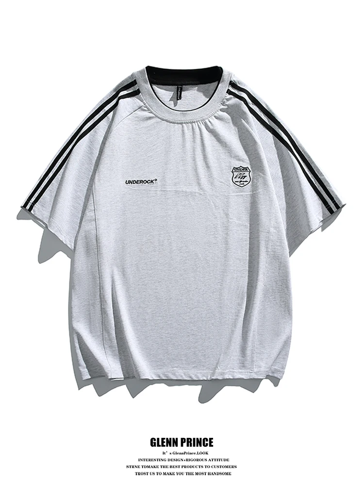 GPstudio American Retro Embroidered Cotton Short Sleeve T-shirt Men's Summer Youth Sports Ball Uniform Loose Fit Breathable
GPstudio American Retro Embroidered Cotton Short Sleeve T-shirt Men's Summer Youth Sports Ball Uniform Loose Fit Breathable