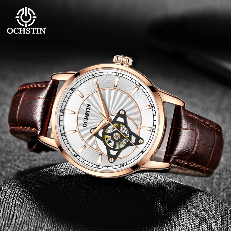 OCHSTIN High-end Luxury men's watches vintage classic mechanical watches waterproof skeleton design automatic men's watches
OCHSTIN High-end Luxury men's watches vintage classic mechanical watches waterproof skeleton design automatic men's watches