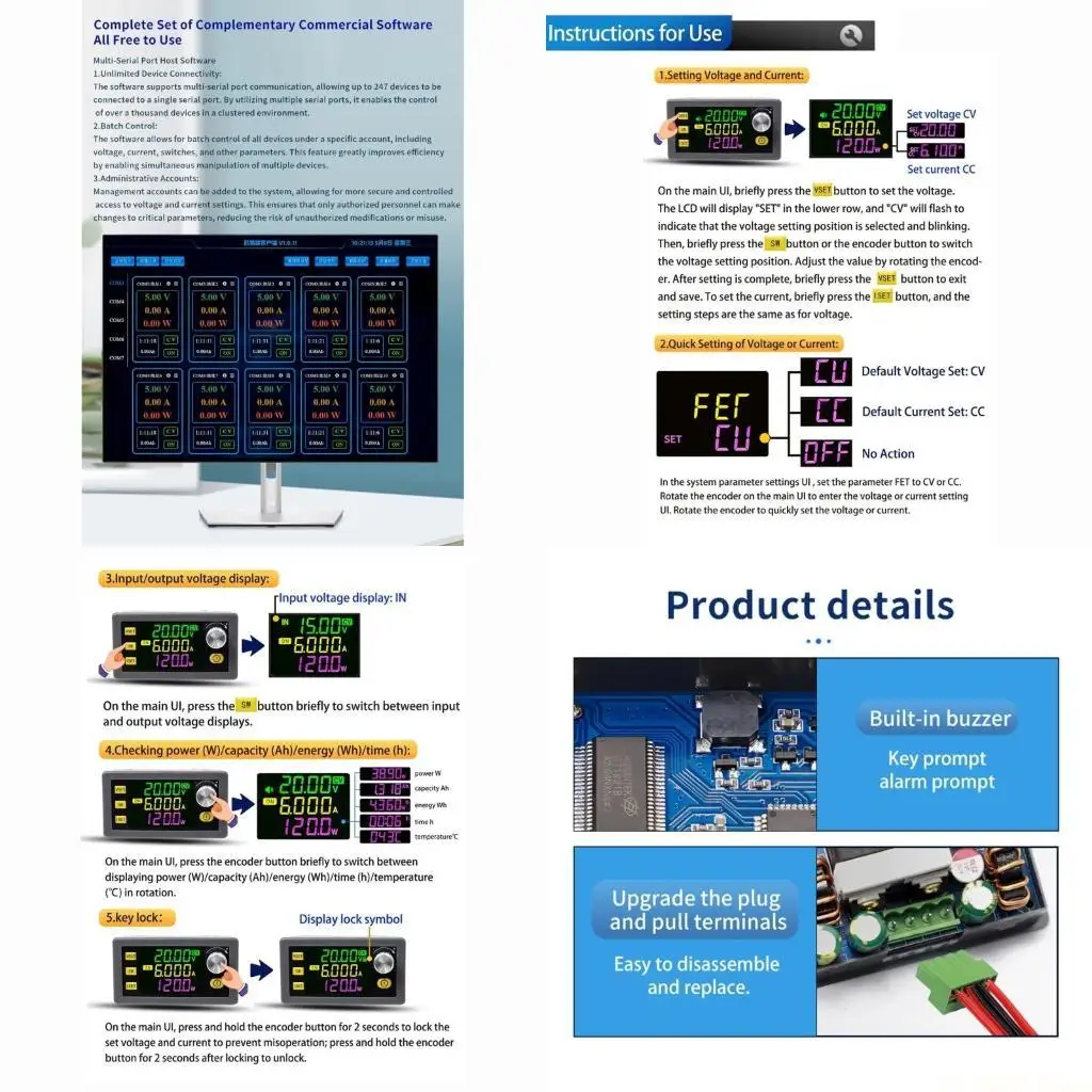 E56B понижающие преобразователи постоянного тока от 6-36 В до 0-36 В, 6 А, модуль понижающего регулятора, стабилизаторы
E56B понижающие преобразователи постоянного тока от 6-36 В до 0-36 В, 6 А, модуль понижающего регулятора, стабилизаторы