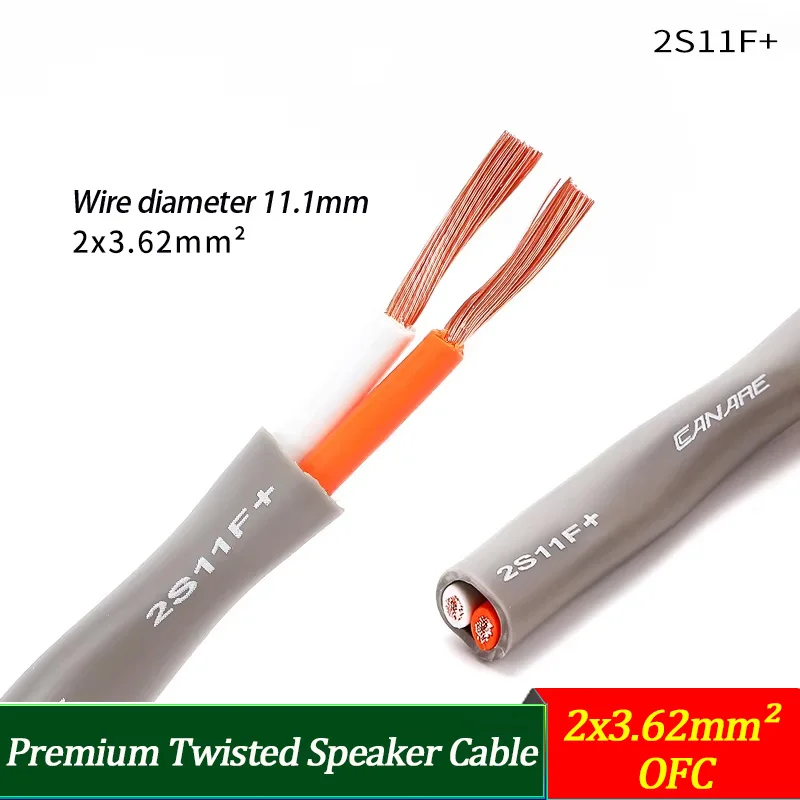 Premium Twisted Speaker Cable 2x3.62mm² OFC | Anti-Interference Tube Design | HiFi/Home Theater Audio Upgrade
Premium Twisted Speaker Cable 2x3.62mm² OFC | Anti-Interference Tube Design | HiFi/Home Theater Audio Upgrade