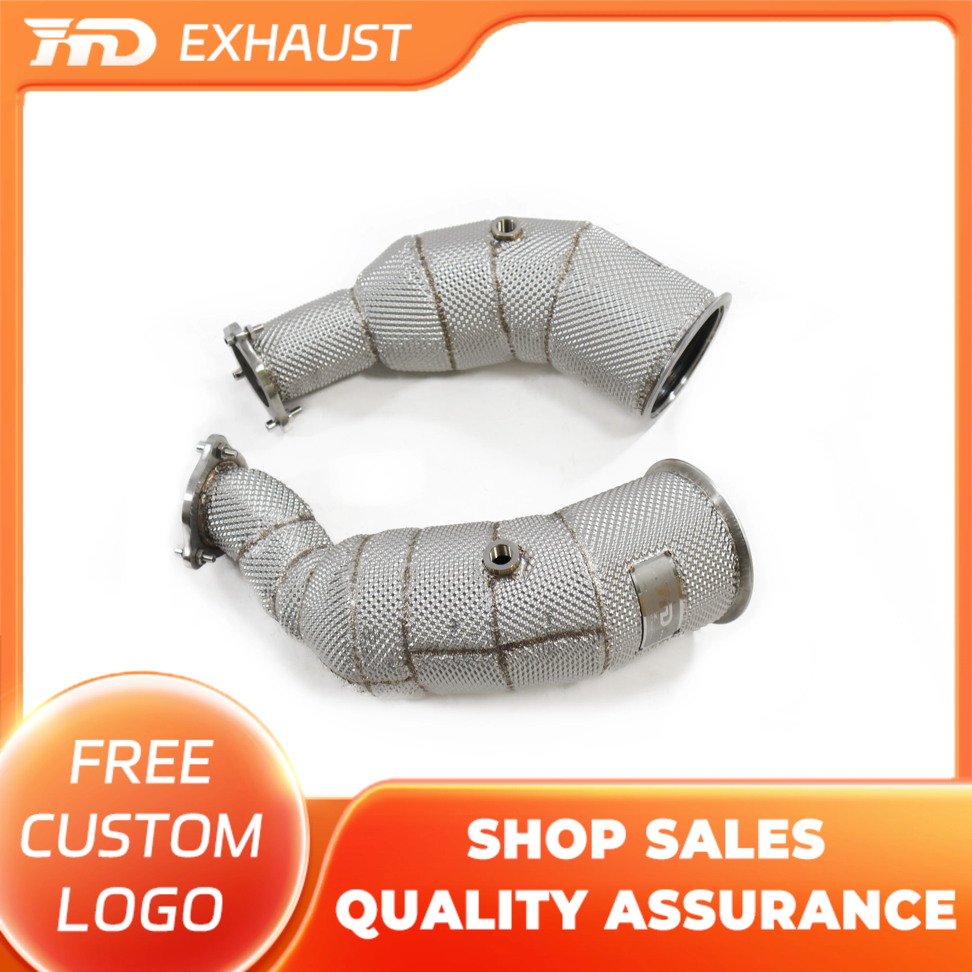 HMD Hot Sale Exclusive Customized No Warning Light Downpipe For Audi RS4 RS5 B9 2.9T Catalyst Exhaust Downpipe
HMD Hot Sale Exclusive Customized No Warning Light Downpipe For Audi RS4 RS5 B9 2.9T Catalyst Exhaust Downpipe