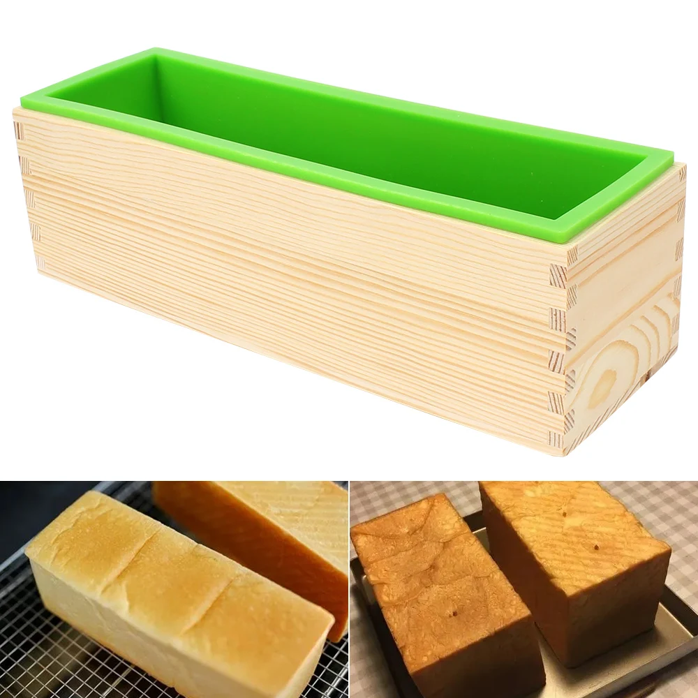 С деревянной коробкой DIY инструмент ручной работы прямоугольные кухонные инструменты форма для выпечки тостов, торта, буханка, силиконовая форма для мыла
С деревянной коробкой DIY инструмент ручной работы прямоугольные кухонные инструменты форма для выпечки тостов, торта, буханка, силиконовая форма для мыла
