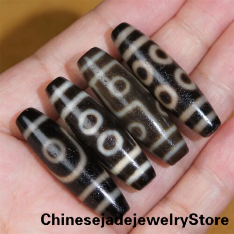 Ancient Tibetan DZI Beads Old Agate 2/5/6/8 Eye Totem Amulet Pendant GZI 4 Beads
Ancient Tibetan DZI Beads Old Agate 2/5/6/8 Eye Totem Amulet Pendant GZI 4 Beads