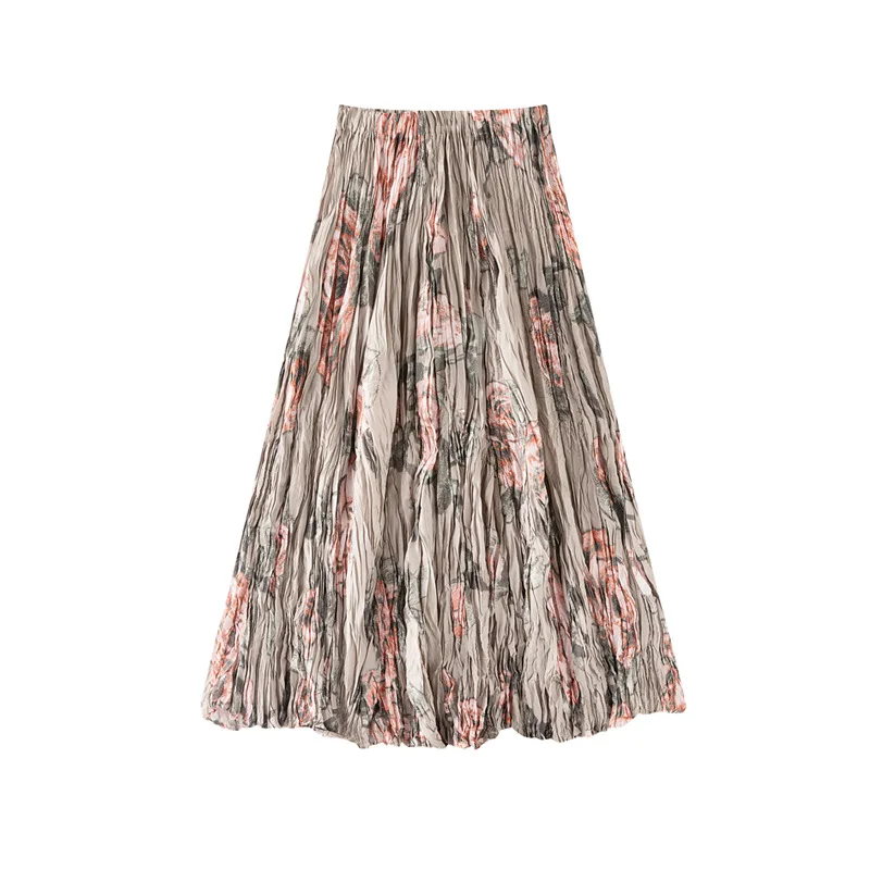 Miyake Style Pleated Pastoral Vacation Style A-line Skirt for Women 2025 Summer New Style Literary Slim Pleated Printed Skirt
Miyake Style Pleated Pastoral Vacation Style A-line Skirt for Women 2025 Summer New Style Literary Slim Pleated Printed Skirt