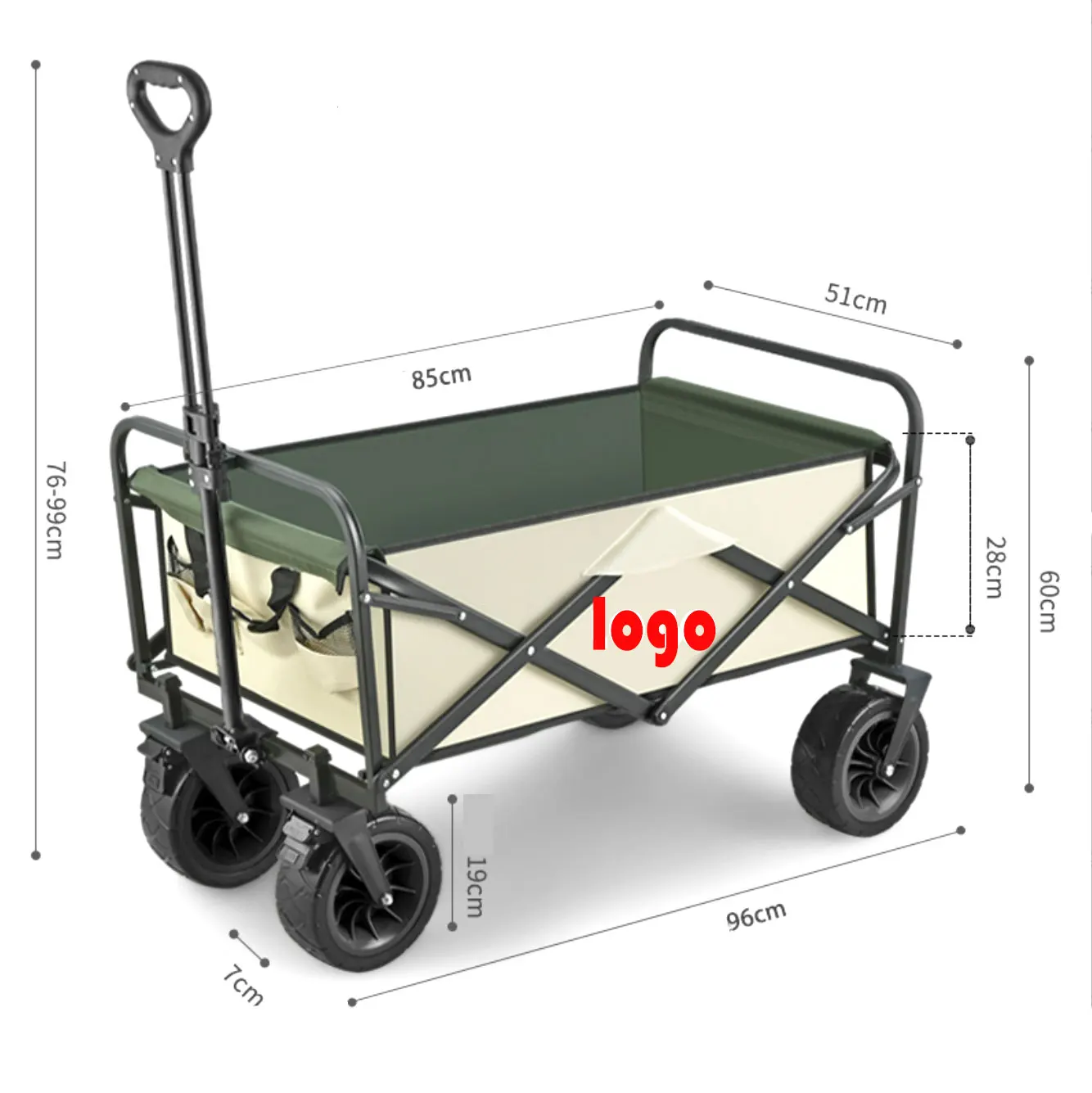 Custom Logo All Terrain Camping Stroller Wagon Beach Cart Collapsible Folding Utility Wagon Cart
Custom Logo All Terrain Camping Stroller Wagon Beach Cart Collapsible Folding Utility Wagon Cart