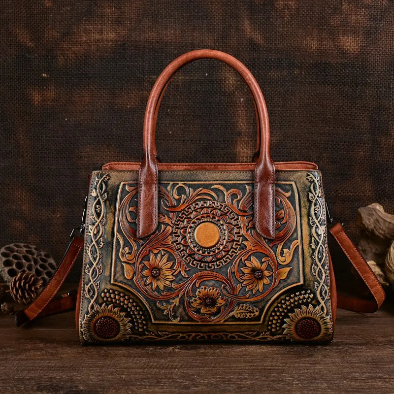 Johnature Retro Handbag Exquisite Embossed Women's Leather Bag 2025 New Versatile Large Capacity Shoulder Bags
Johnature Retro Handbag Exquisite Embossed Women's Leather Bag 2025 New Versatile Large Capacity Shoulder Bags