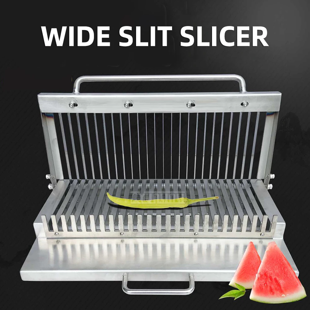 Manual Thickening Stainless Steel Vegetable Slicer 8mm/15mm Kitchen Tool for Cutting Vegetables
Manual Thickening Stainless Steel Vegetable Slicer 8mm/15mm Kitchen Tool for Cutting Vegetables