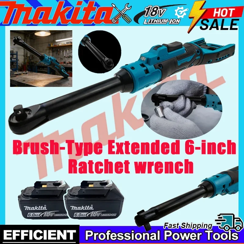 Makita Electric Ratchet Wrench 6-inch 3/8 "extension Head Disassembly Nut 220N. M Cordless Drive Tool
Makita Electric Ratchet Wrench 6-inch 3/8 "extension Head Disassembly Nut 220N. M Cordless Drive Tool