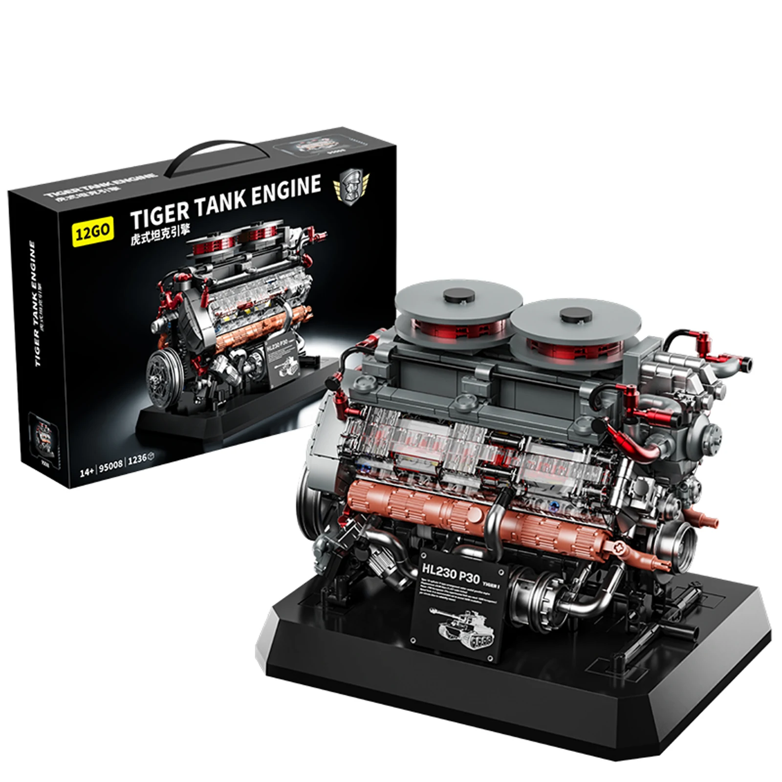 1236pcs Mini Military Building Blocks - Tiger Tank Engine Model DIY Assembly Toy
1236pcs Mini Military Building Blocks - Tiger Tank Engine Model DIY Assembly Toy