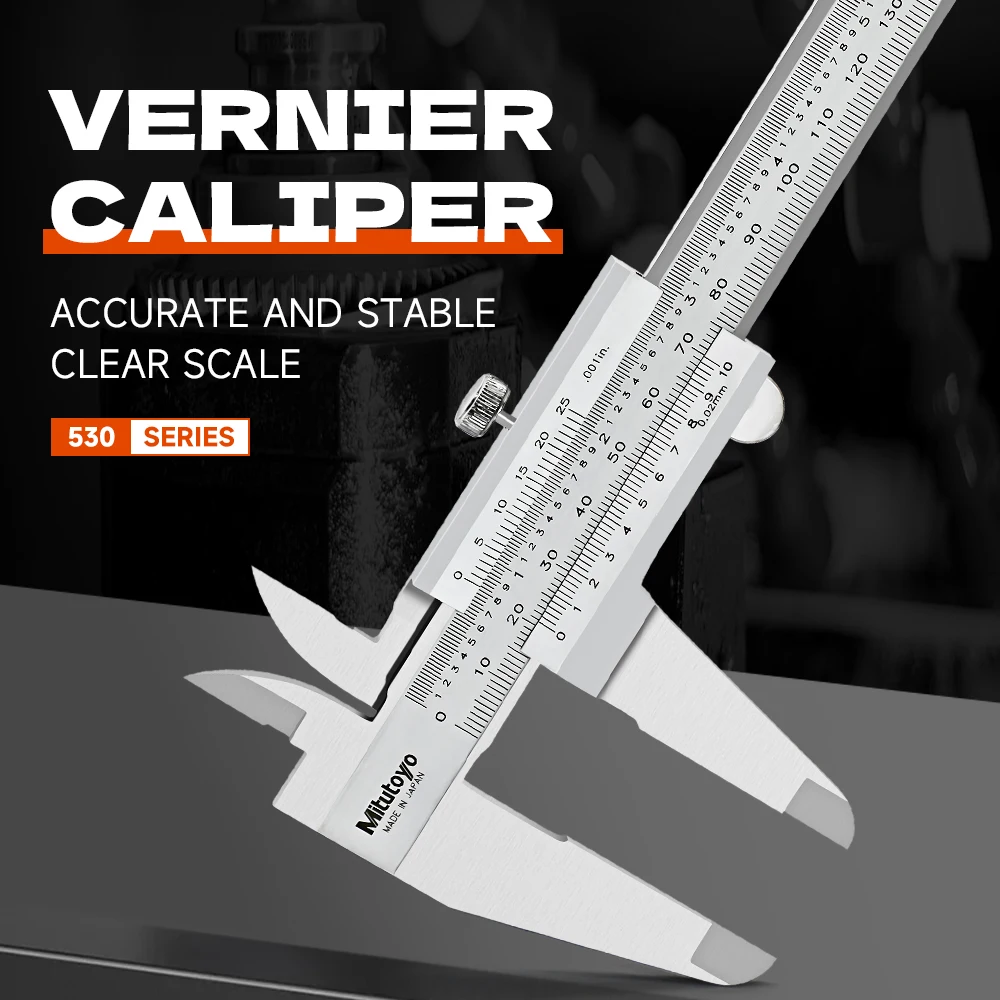 Mitutoyo Vernier Caliper Woodworking Herramientas Wear-resistant Rust Proof 530 Series Machinist Tools 2025 New 0.02mm Precision
Mitutoyo Vernier Caliper Woodworking Herramientas Wear-resistant Rust Proof 530 Series Machinist Tools 2025 New 0.02mm Precision