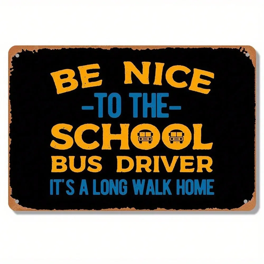 Funny School Bus Driver Metal Sign, "Don't Tell Me What To Do" Vintage **Art Deco** Wall Art For **Valentines Decorations**, Per
Funny School Bus Driver Metal Sign, "Don't Tell Me What To Do" Vintage **Art Deco** Wall Art For **Valentines Decorations**, Per