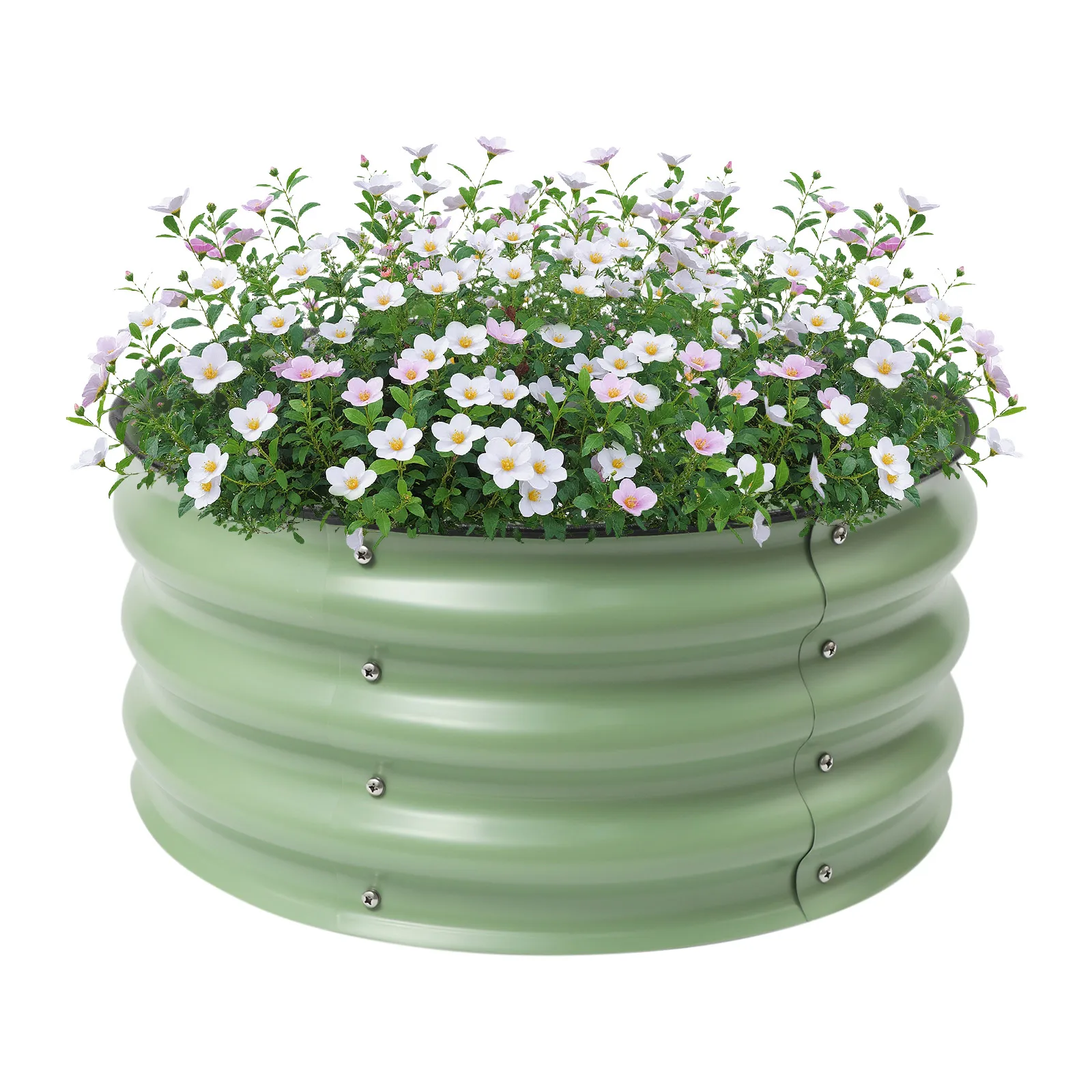 Metal Raised Garden Bed Kit, 2x2 Feet 6-Pack Galvanized Planter Box, Corrosion-Resistant Wavy Panel Design for Vegetables Flower
Metal Raised Garden Bed Kit, 2x2 Feet 6-Pack Galvanized Planter Box, Corrosion-Resistant Wavy Panel Design for Vegetables Flower