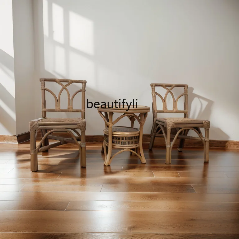 Natural Real Rattan Dining Chair Single Balcony Leisure Chair Homestay Restaurant Rattan High Back Chair
Natural Real Rattan Dining Chair Single Balcony Leisure Chair Homestay Restaurant Rattan High Back Chair