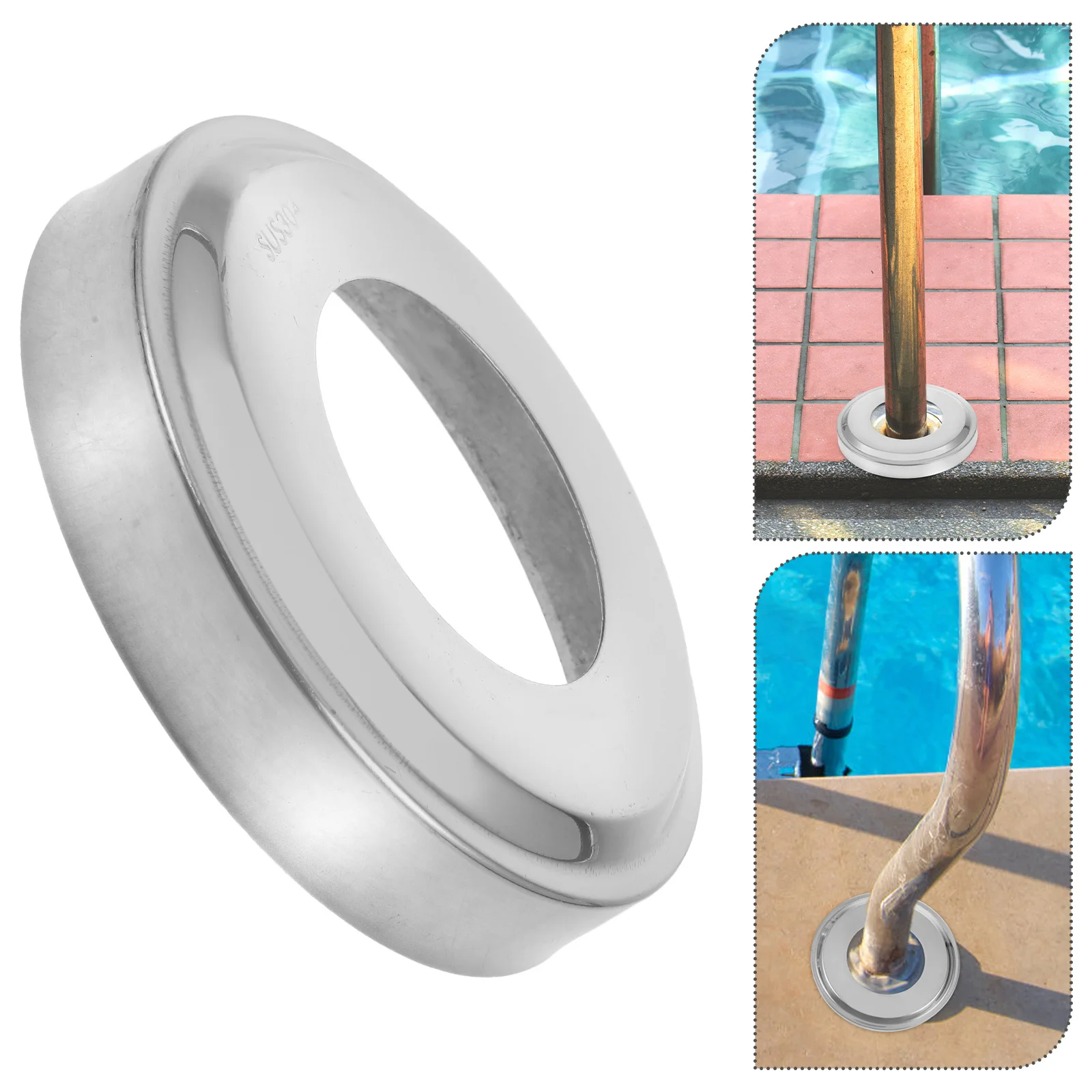 4Pcs 1.9-Inch Stainless Steel Decorative Covers Heavy Duty Pool Handrail Tubing Protection for Inground Pool Ladder Guardrail
4Pcs 1.9-Inch Stainless Steel Decorative Covers Heavy Duty Pool Handrail Tubing Protection for Inground Pool Ladder Guardrail