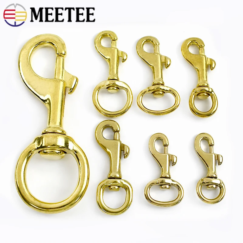 2Pcs Meetee 10-30mm Solid Brass Trigger Clip Carabiner Swivel Lobster Buckle Bag Strap Dog Collar Snap Clasp Sewing Accessories
2Pcs Meetee 10-30mm Solid Brass Trigger Clip Carabiner Swivel Lobster Buckle Bag Strap Dog Collar Snap Clasp Sewing Accessories