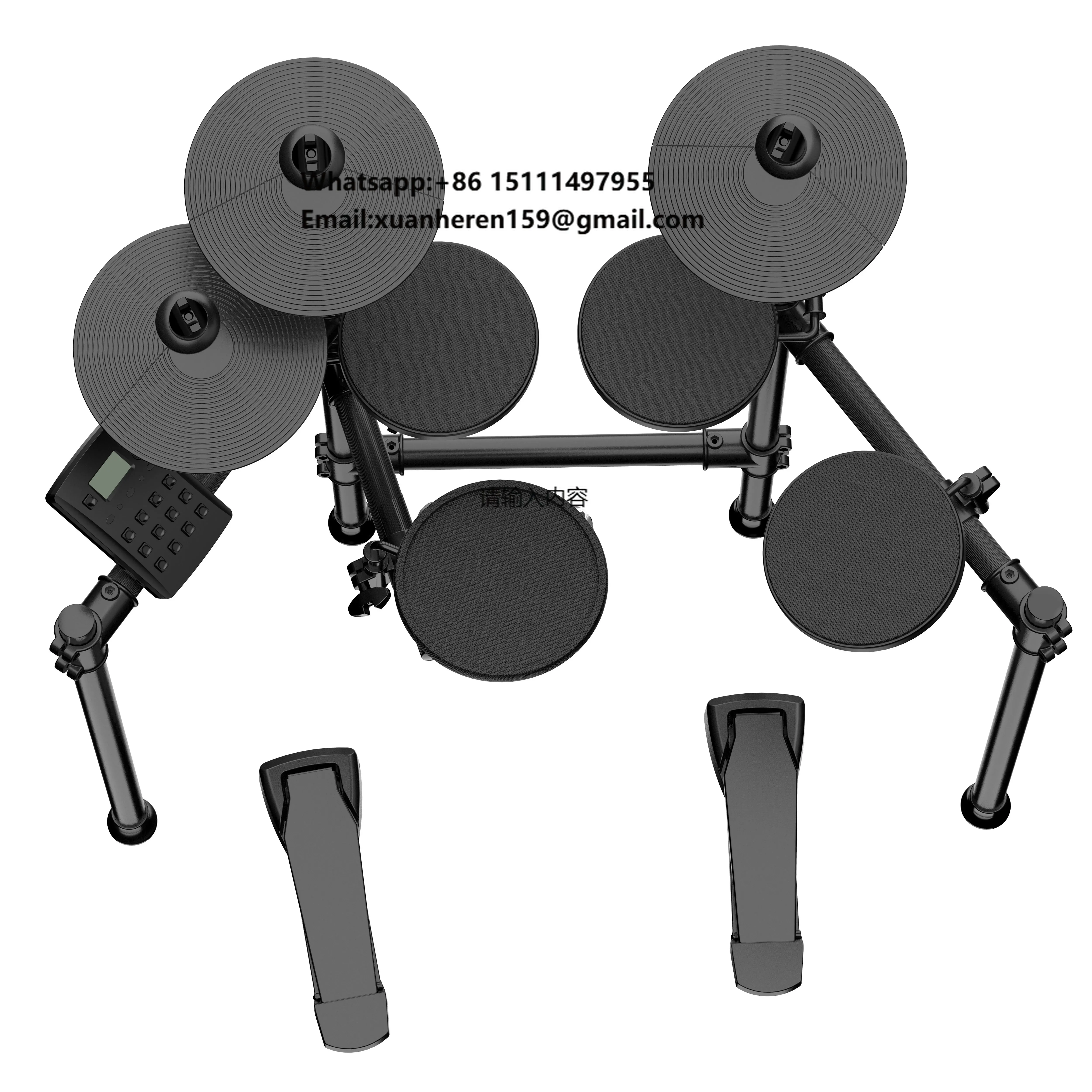 Mesh Adult Beginner Drum Set Jazz Metronome Wholesale Portable Electric Drum Set Professional Electronic Drum 4 Pad 3 Cymbals
Mesh Adult Beginner Drum Set Jazz Metronome Wholesale Portable Electric Drum Set Professional Electronic Drum 4 Pad 3 Cymbals