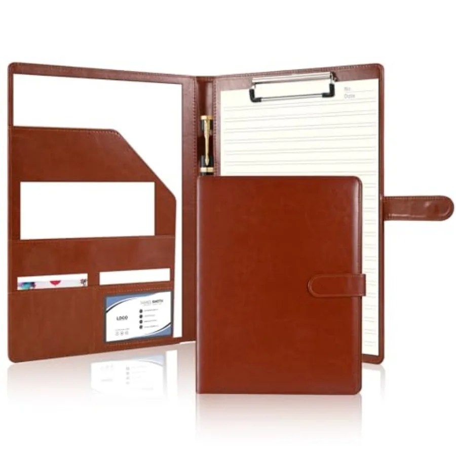 Professional Portfolio Binder with Clipboard, Faux Leather Padfolio Organizer for Resume, Interview Business Conference, Legal
Professional Portfolio Binder with Clipboard, Faux Leather Padfolio Organizer for Resume, Interview Business Conference, Legal