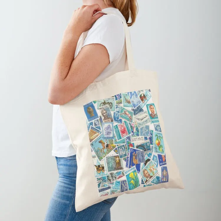 From all over the world - postage stamps blue Tote Bag shopper bags for women canvas tote Cloth bag shopper bag woman
From all over the world - postage stamps blue Tote Bag shopper bags for women canvas tote Cloth bag shopper bag woman