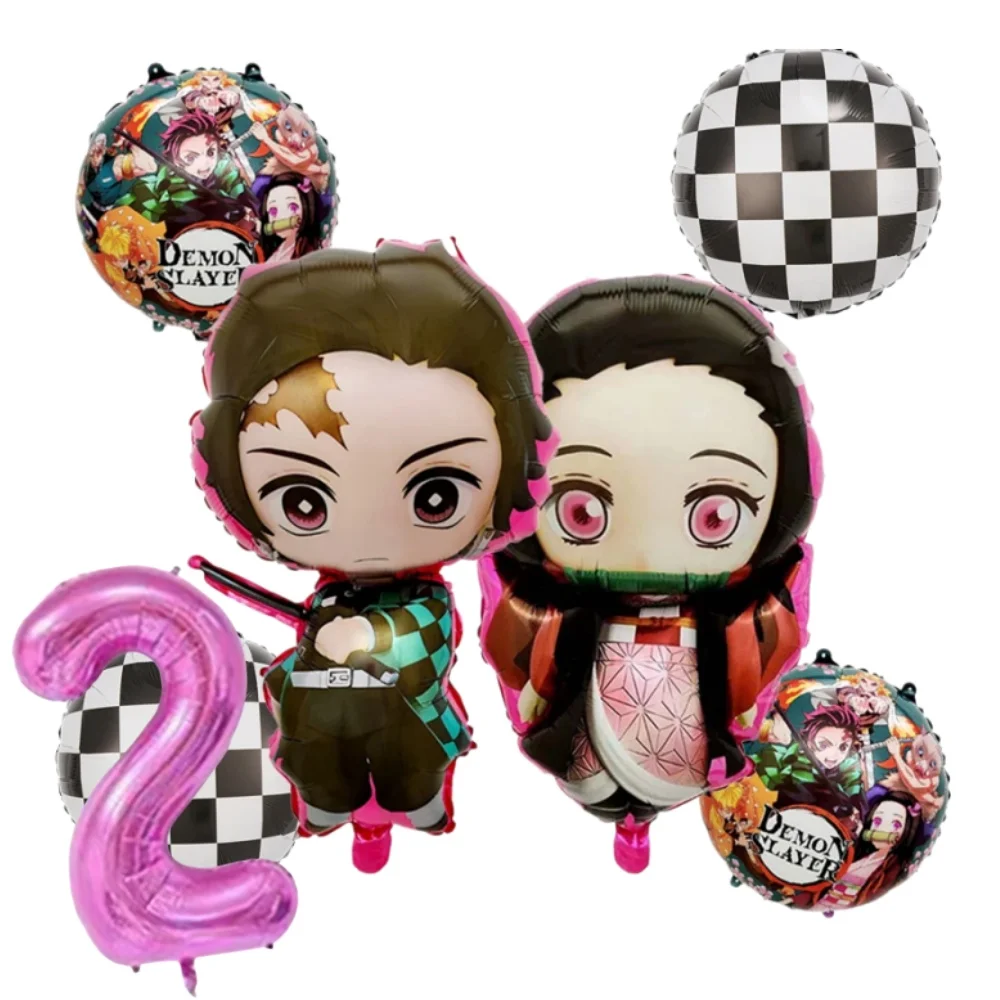 Demons Slayered 7Pcs Latex Balloons Set Foil Balloons Set Kimetsu no Yaiba Balloon DIY Party Supplies Gifts Party Backdrop Toys
Demons Slayered 7Pcs Latex Balloons Set Foil Balloons Set Kimetsu no Yaiba Balloon DIY Party Supplies Gifts Party Backdrop Toys