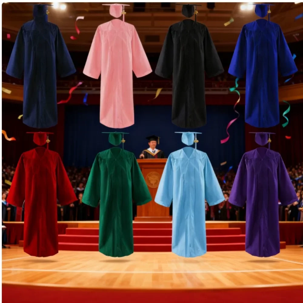 College High School Graduation Gown Set Bachelor Degree Ceremony Formal Attire
College High School Graduation Gown Set Bachelor Degree Ceremony Formal Attire
