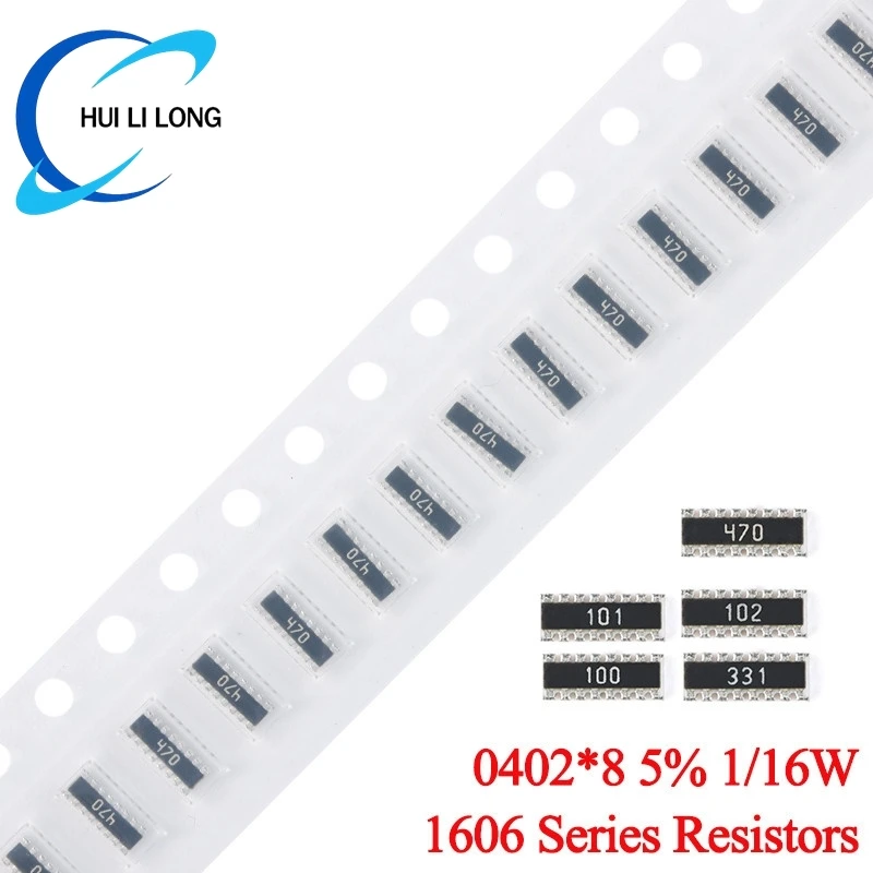 100 шт. 1606 0402*8 сетевой резистор 5% 1/16 Вт SMD Array 0 ~ 100K 0 10 22 33 47 100 120 220 330 470 1K 2,2 K 3,3 K 4,7 K 10K 100K Ом
100 шт. 1606 0402*8 сетевой резистор 5% 1/16 Вт SMD Array 0 ~ 100K 0 10 22 33 47 100 120 220 330 470 1K 2,2 K 3,3 K 4,7 K 10K 100K Ом