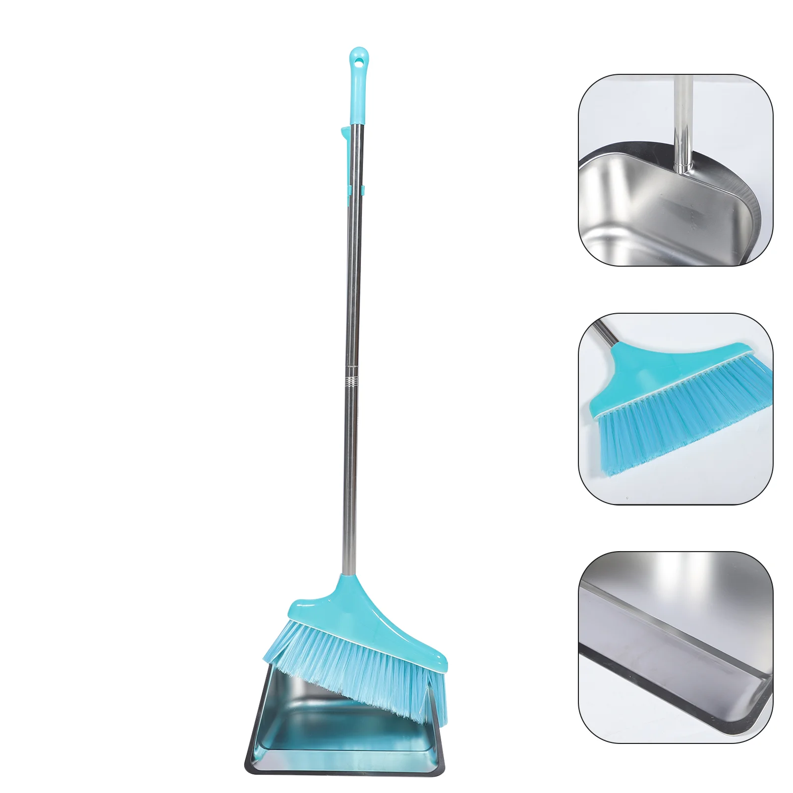Squeegee Broom Stainless Steel Dustpan and Cleaning Supplies for Home Office Stand
Squeegee Broom Stainless Steel Dustpan and Cleaning Supplies for Home Office Stand