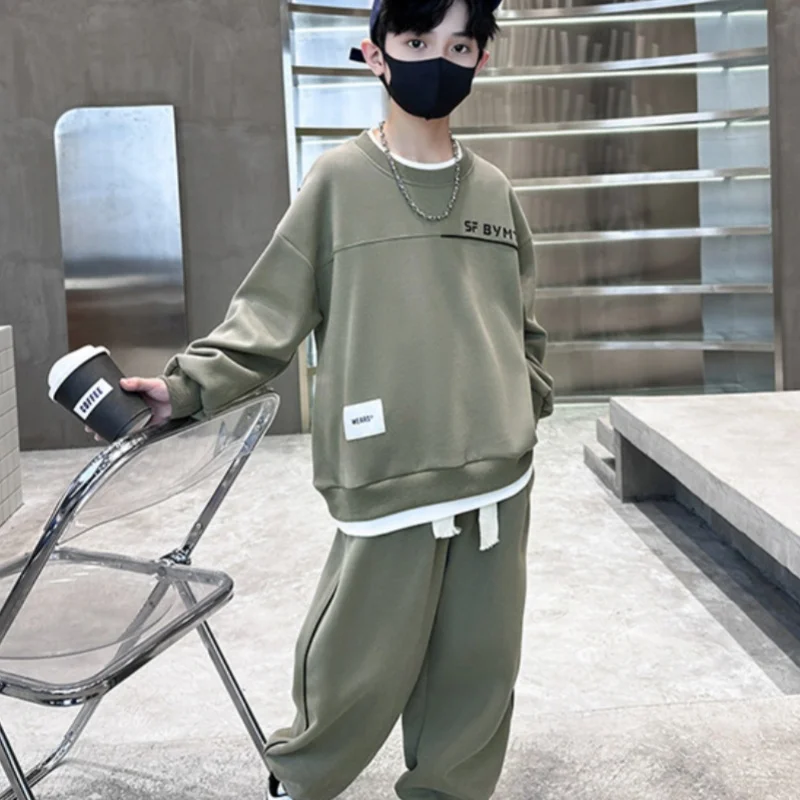 Boys Sweatshirts +Pants Kids Suits 2PCS/Set Cotton 2024 Charming Spring Autumn Cotton Sport Suits Formal Christmas Gift Children
Boys Sweatshirts +Pants Kids Suits 2PCS/Set Cotton 2024 Charming Spring Autumn Cotton Sport Suits Formal Christmas Gift Children