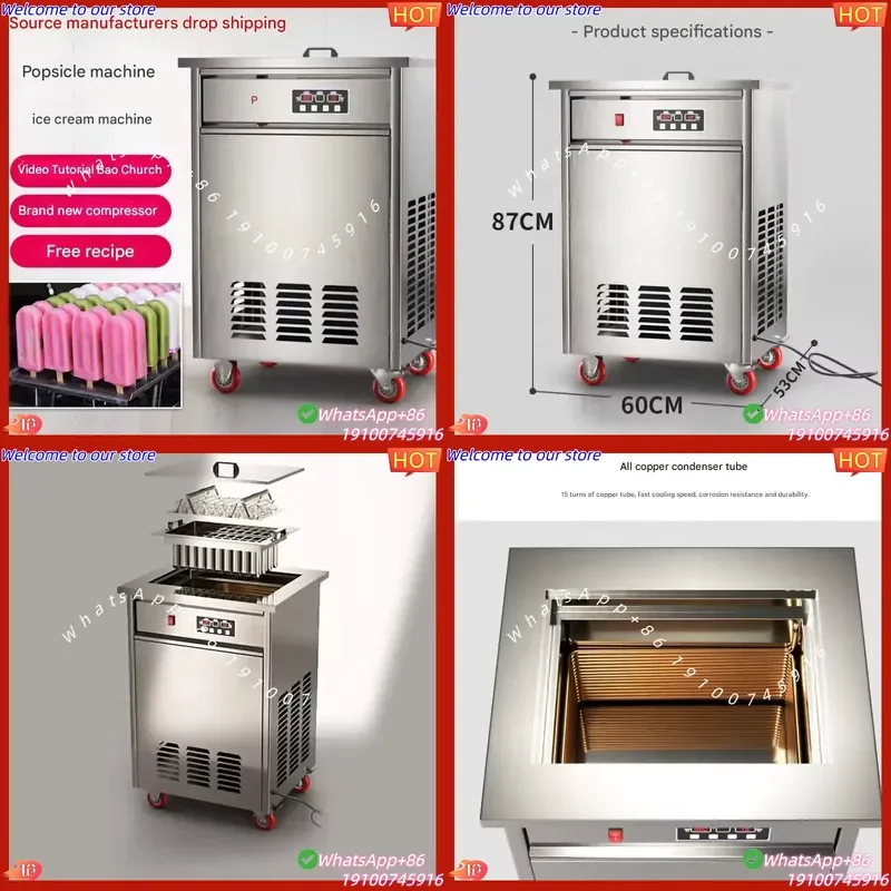 2026Hot High Productivity New Electric Commercial Popsicle Machine for Making Ice Lolly Sticks From Water Milk Fruit for
2026Hot High Productivity New Electric Commercial Popsicle Machine for Making Ice Lolly Sticks From Water Milk Fruit for