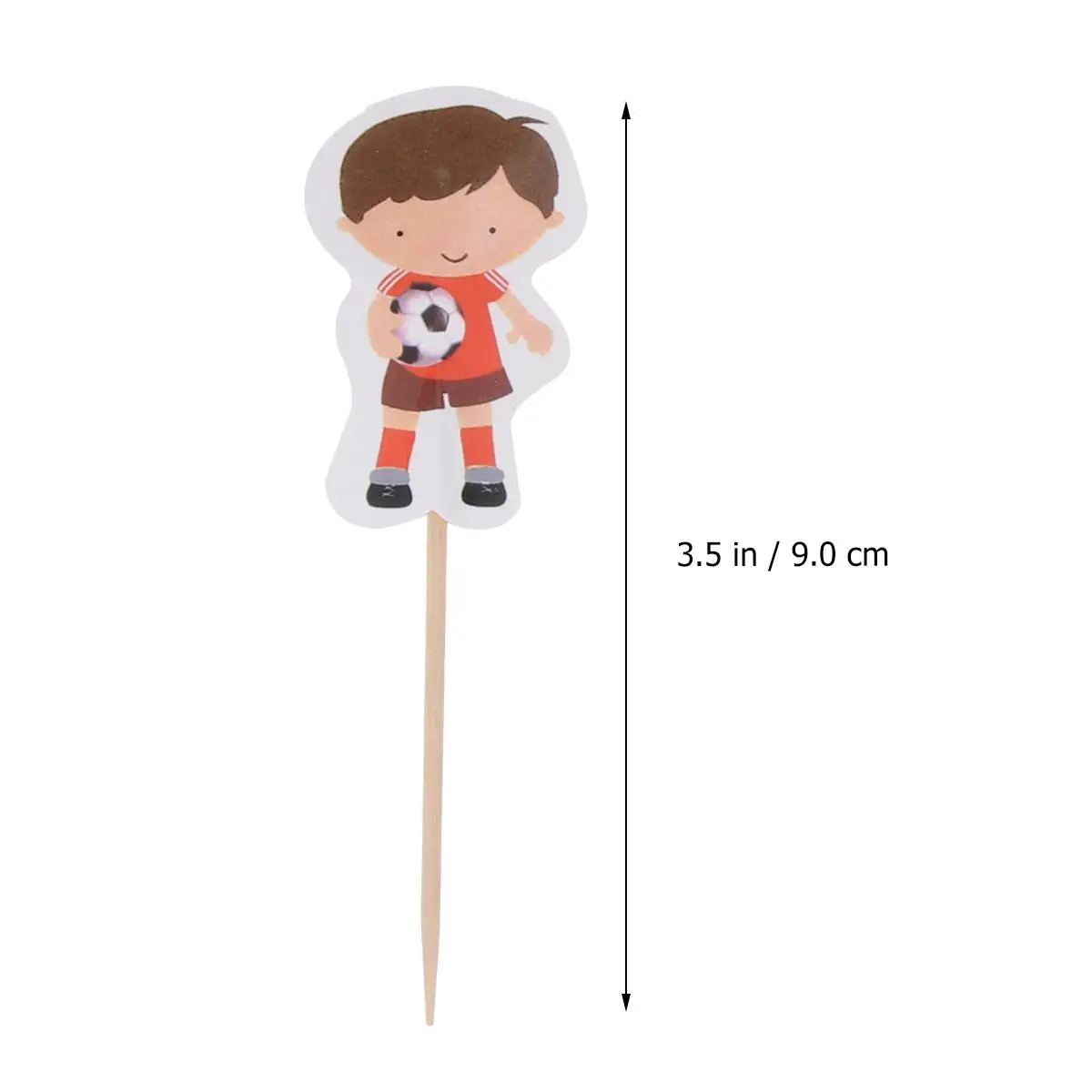 48PCS Football Cake Decorations Toppers Soccer Wooden Picks Unique Decorations Birthday Party Cake Cupcake Safe Material
48PCS Football Cake Decorations Toppers Soccer Wooden Picks Unique Decorations Birthday Party Cake Cupcake Safe Material