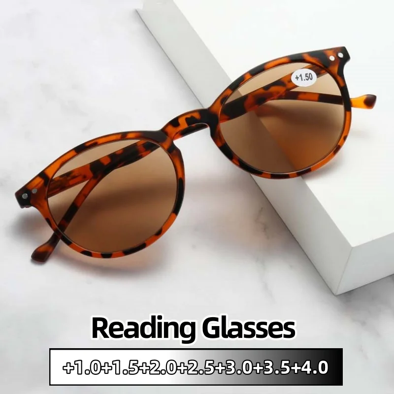 women' retro high-end Reading Glasses men Classic round frame Anti-Blue Light Unisex Presbyopia eyeglasses Diopter +1.0 To +4.0
women' retro high-end Reading Glasses men Classic round frame Anti-Blue Light Unisex Presbyopia eyeglasses Diopter +1.0 To +4.0