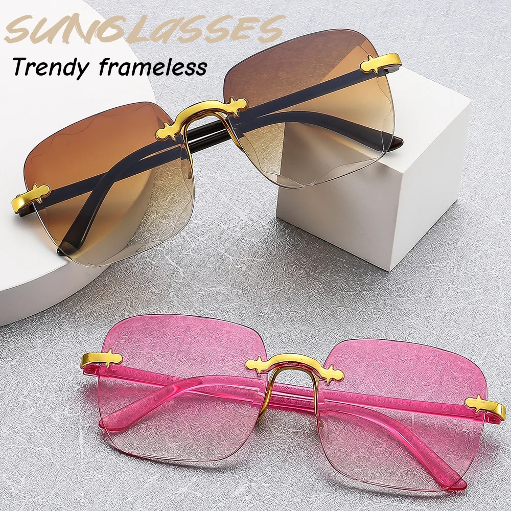 2025 New UV Protection Sunglasses Trendy Large Frame Square Trimmed Frameless Sunglasses Unisex Model Outdoor UV400 Shades
2025 New UV Protection Sunglasses Trendy Large Frame Square Trimmed Frameless Sunglasses Unisex Model Outdoor UV400 Shades