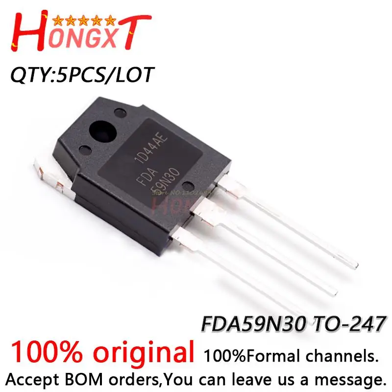 5 шт., 100% новый оригинальный Триод полевого эффекта FDA59N30 59N30 TO-247 59A 300 В.
5 шт., 100% новый оригинальный Триод полевого эффекта FDA59N30 59N30 TO-247 59A 300 В.