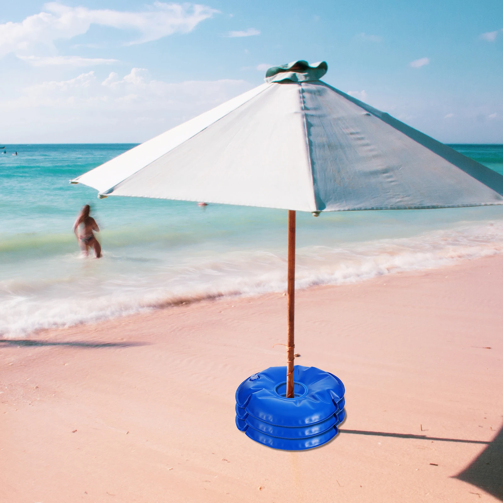Weighted Water Bag for Beach Umbrella Base Portable Foldable Patio Flagpole Stabilizer Outdoor Furniture Anchor Stand Balloon
Weighted Water Bag for Beach Umbrella Base Portable Foldable Patio Flagpole Stabilizer Outdoor Furniture Anchor Stand Balloon