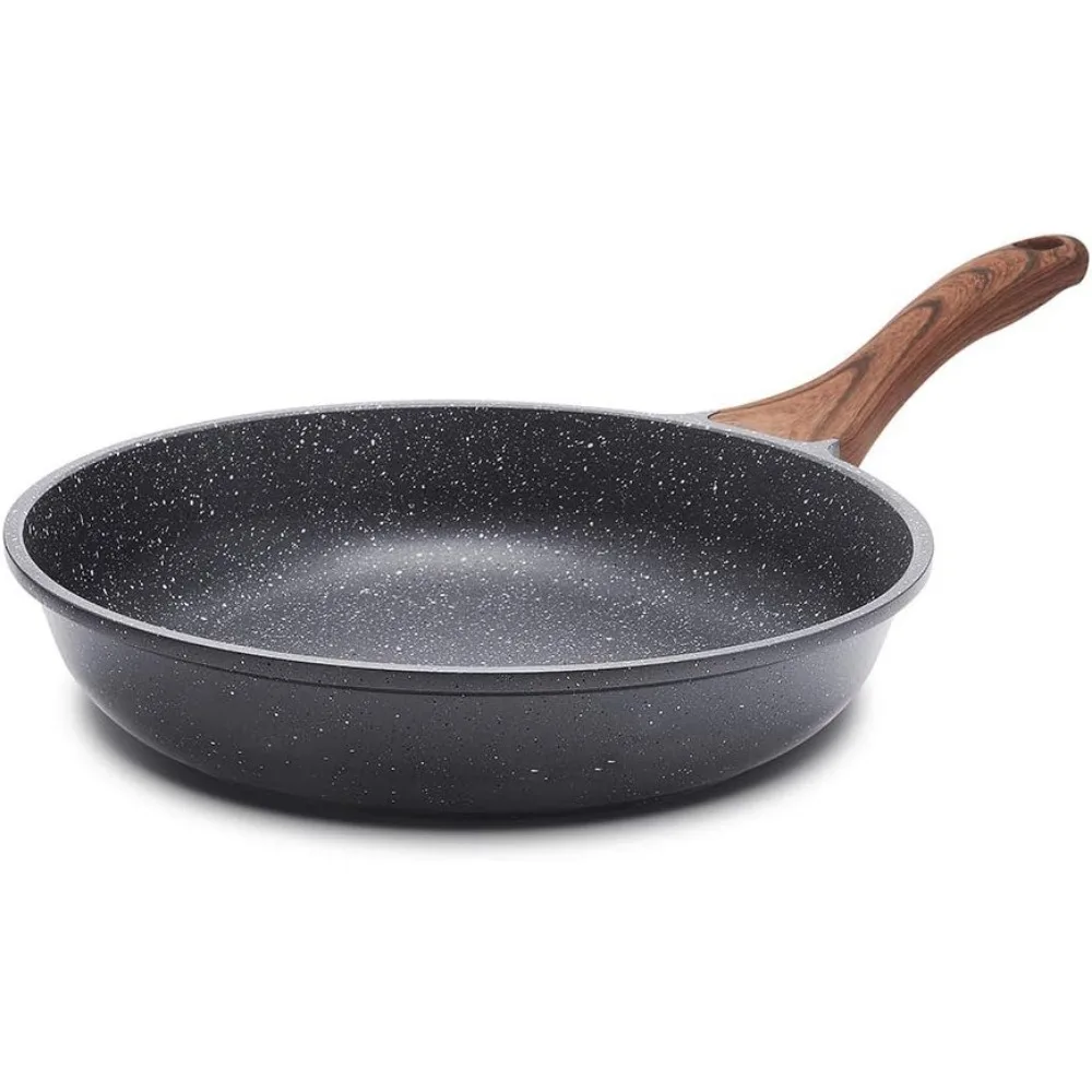 12.5 Inch Nonstick Frying Pan with Swiss Granite Coating Healthy Stone Cookware PFOA Free Aluminum
12.5 Inch Nonstick Frying Pan with Swiss Granite Coating Healthy Stone Cookware PFOA Free Aluminum