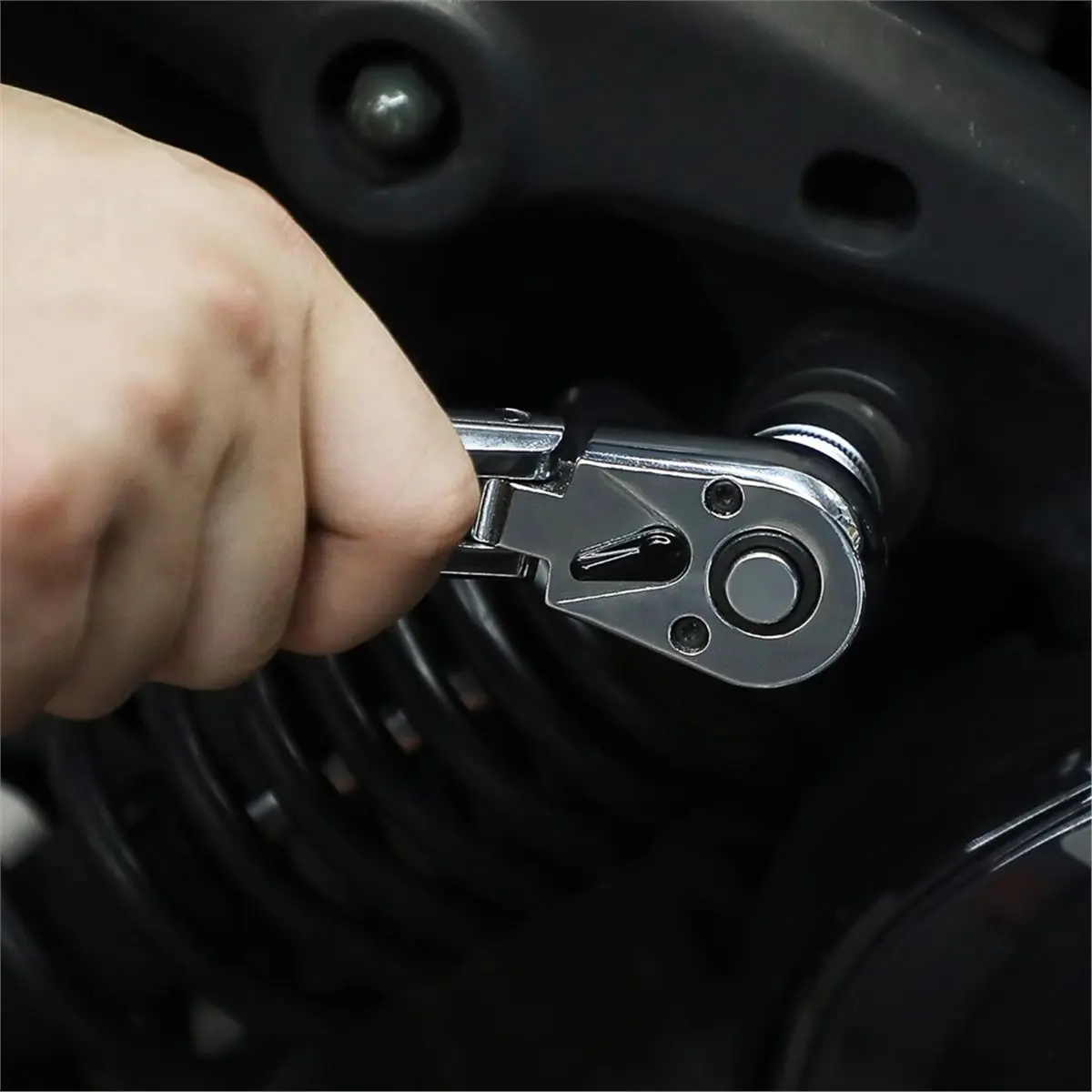 Набор коротких храповых механизмов с приводом 1/4 3/8 дюйма, набор храповых ключей с гибкой головкой, набор коротких храповых ключей, быстроповоротная головка с 72 зубьями
Набор коротких храповых механизмов с приводом 1/4 3/8 дюйма, набор храповых ключей с гибкой головкой, набор коротких храповых ключей, быстроповоротная головка с 72 зубьями