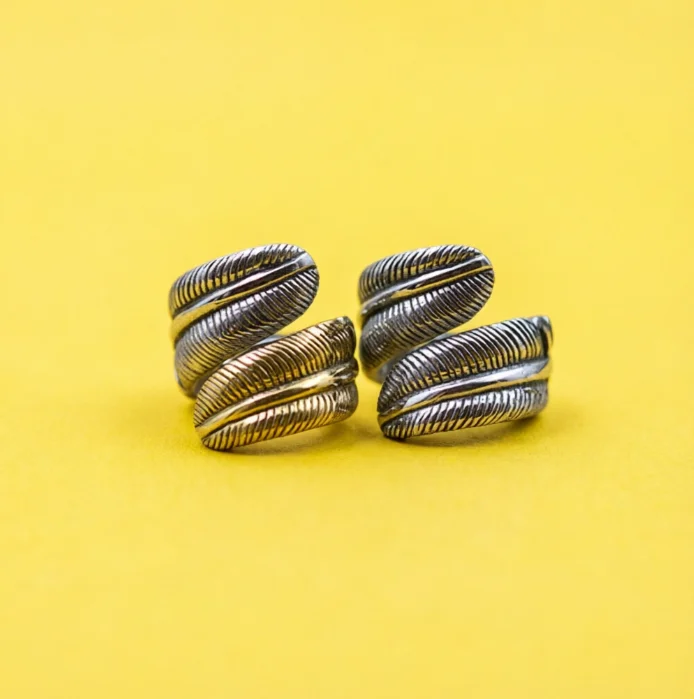 Feather Sterling Silver Ring Fashion Street Accessories Temperament Thai Silver Live Ring Men's and Women's Index Finger Retro
Feather Sterling Silver Ring Fashion Street Accessories Temperament Thai Silver Live Ring Men's and Women's Index Finger Retro