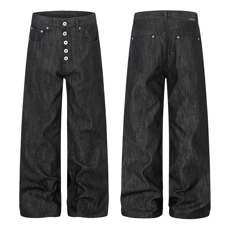 Button Placket Denim Baggy Jeans Pants Men Women Streetwear Fashion Hip Hop Y2k Vintage Loose Casual Jeans Trousers Pants
Button Placket Denim Baggy Jeans Pants Men Women Streetwear Fashion Hip Hop Y2k Vintage Loose Casual Jeans Trousers Pants